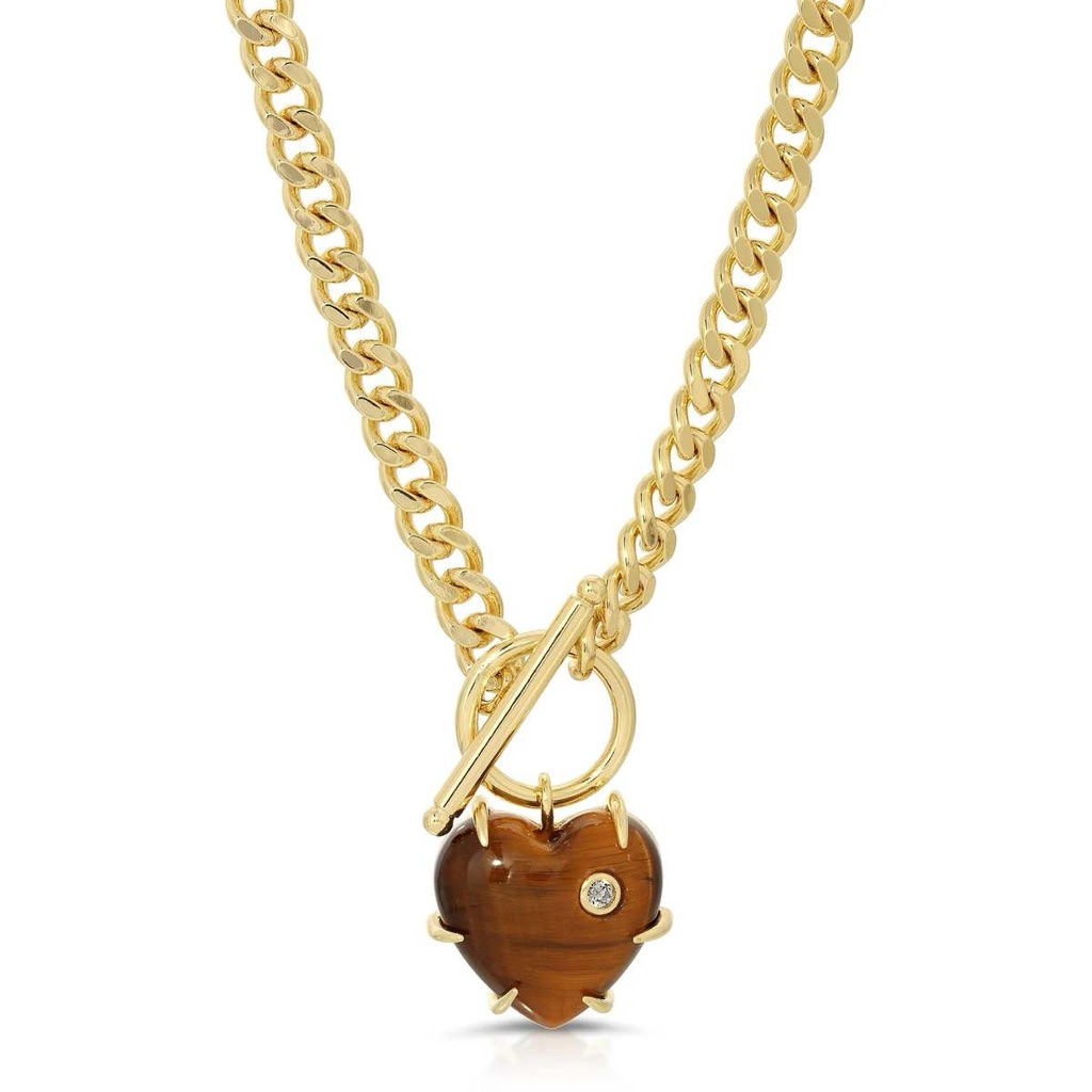 Joy Dravecky Lover Necklace Tiger Eye